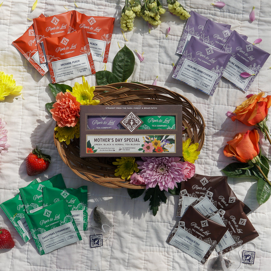 Tea sampler as a gift