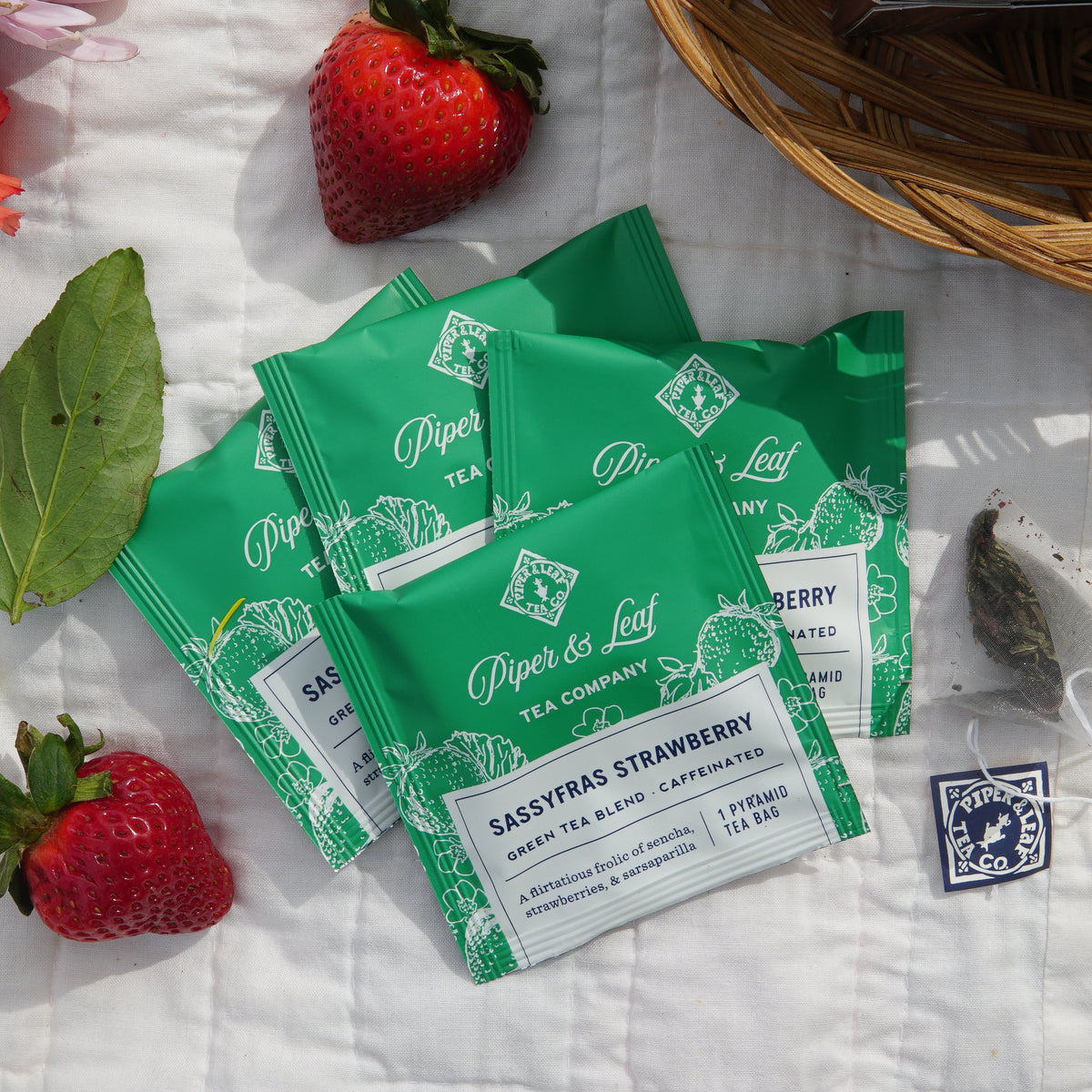 The Mother's Day Special Tea Sampler by Piper & Leaf Tea Co. offers 16 individually wrapped tea bags—beautifully packaged and perfect for gifting as an herbal tea sampler or celebrating Mother’s Day.